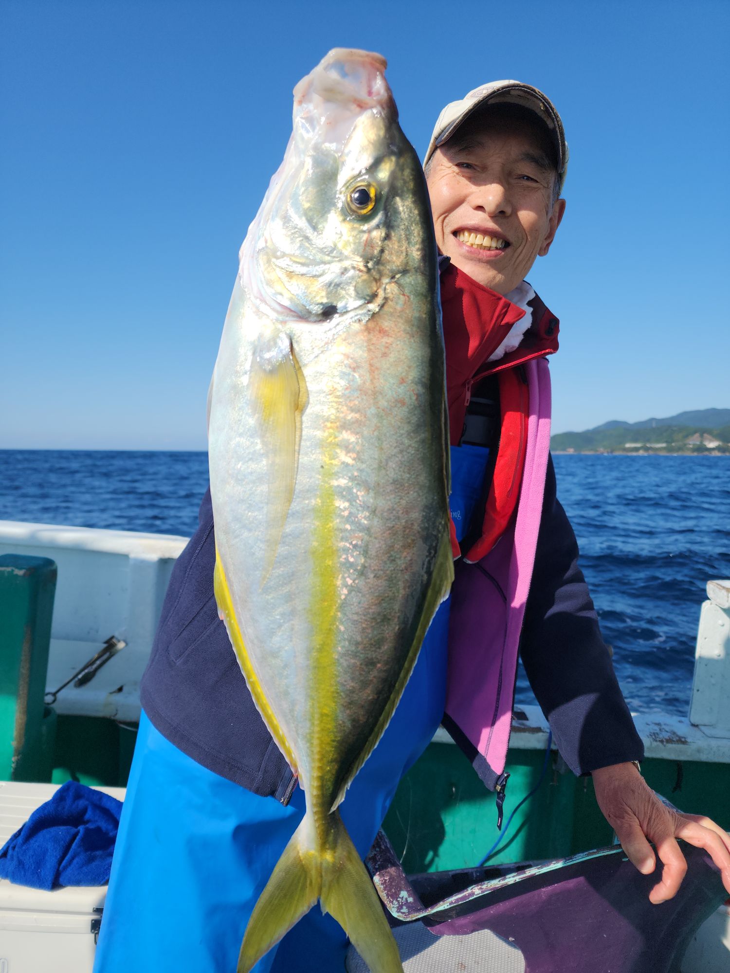 大型シマアジ!!